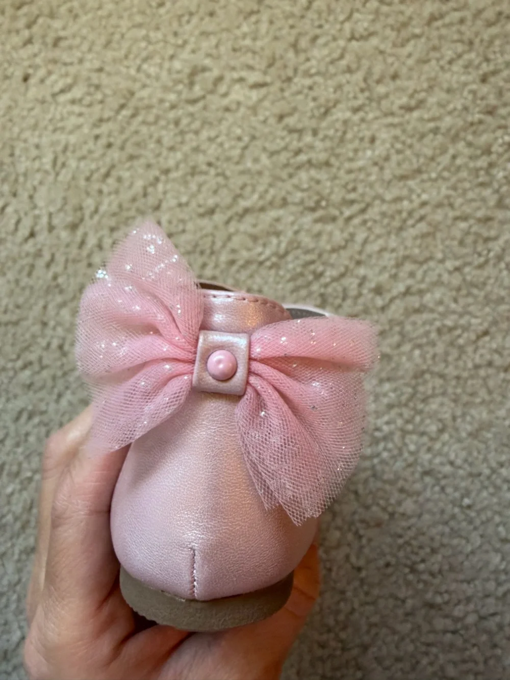 Gymboree Ballet Inspired Shoes with Bow Size 8